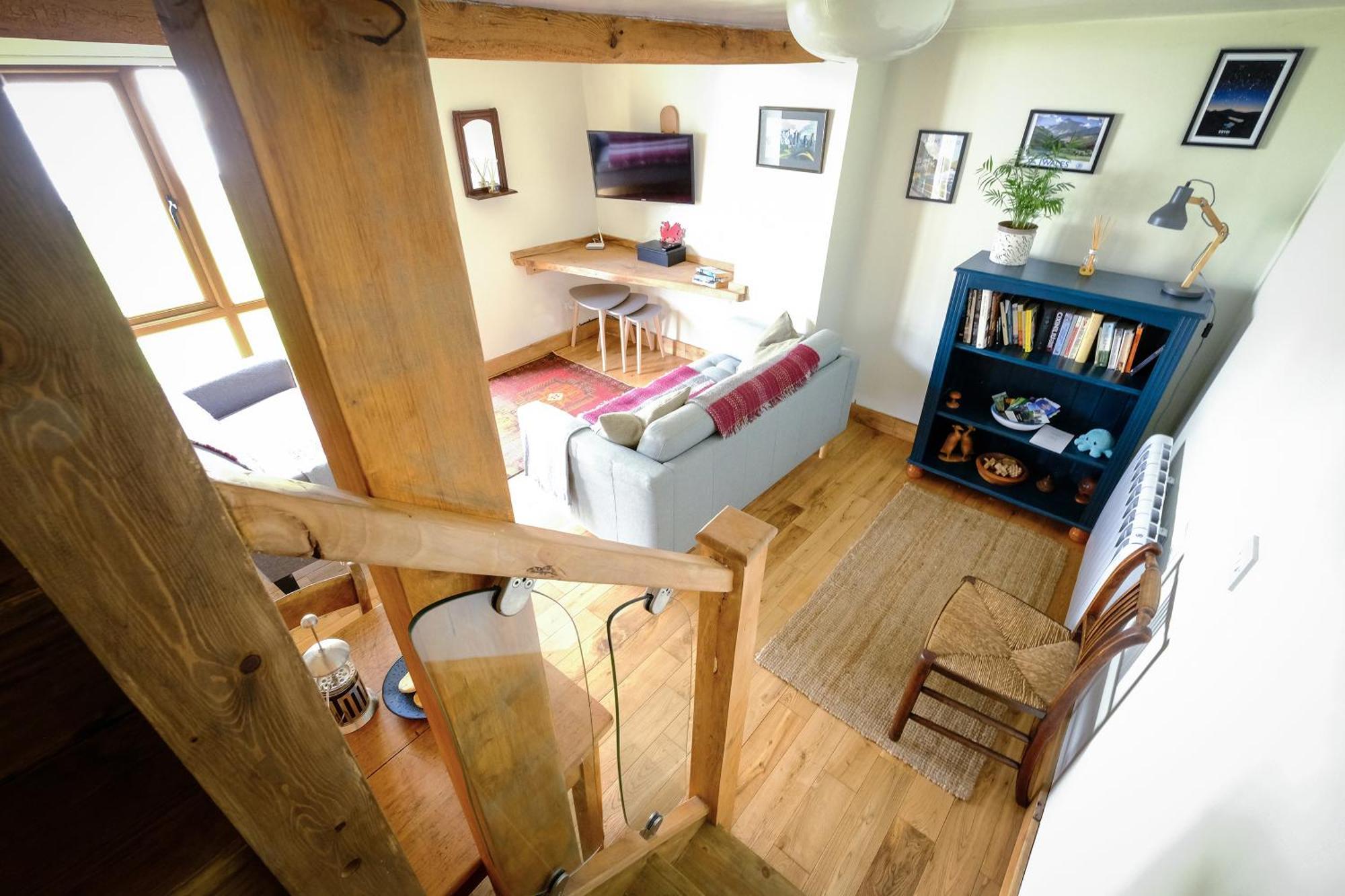 Rhyd Y Geifr, Cosy Barn Conversion In Maerdy コーウェン エクステリア 写真